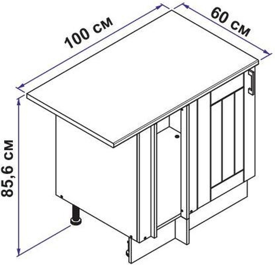 Модульные напольные шкафы для мойки для кухни