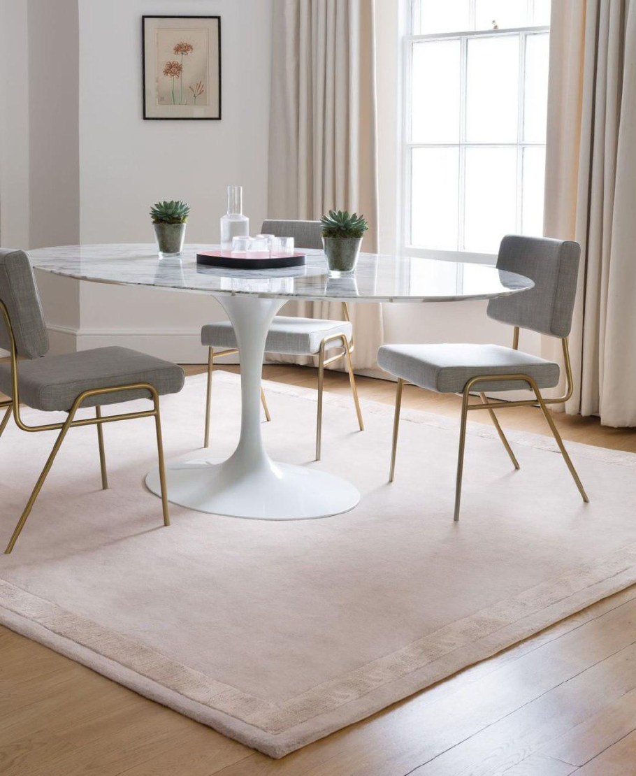 Ковер под круглый стол на кухню