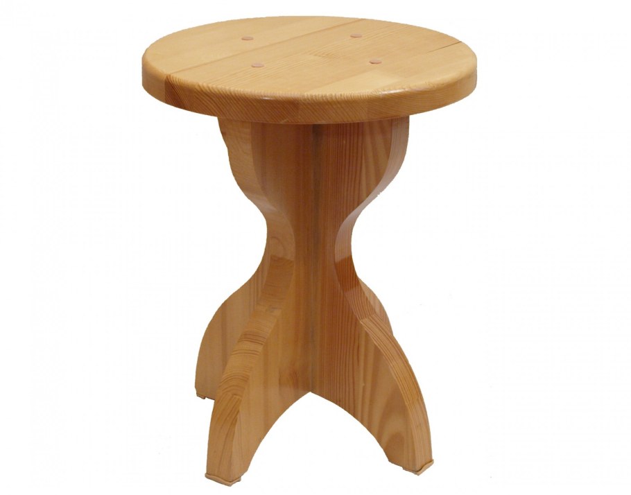 Табурет круглый деревянный