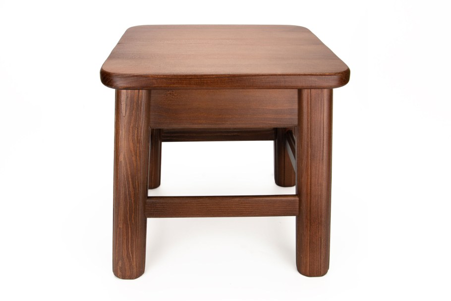 Квадратный деревянный табурет СМКА км020б км020бт