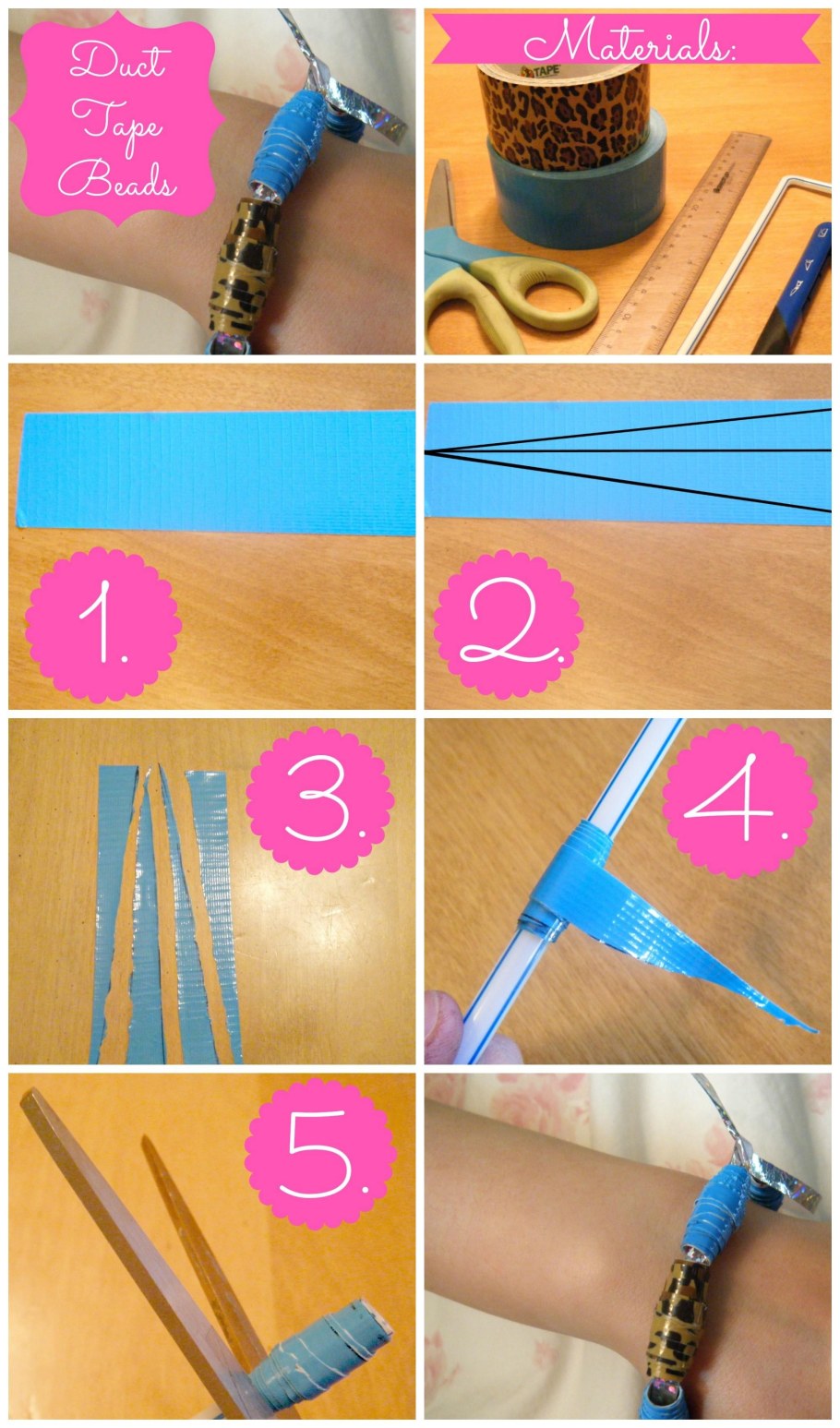 Поделка из цветного скотча и бумаги