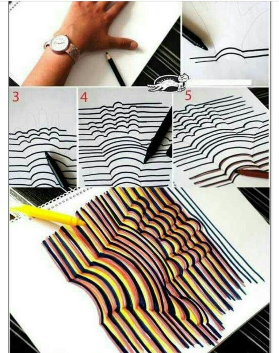 Объемное рисование для детей