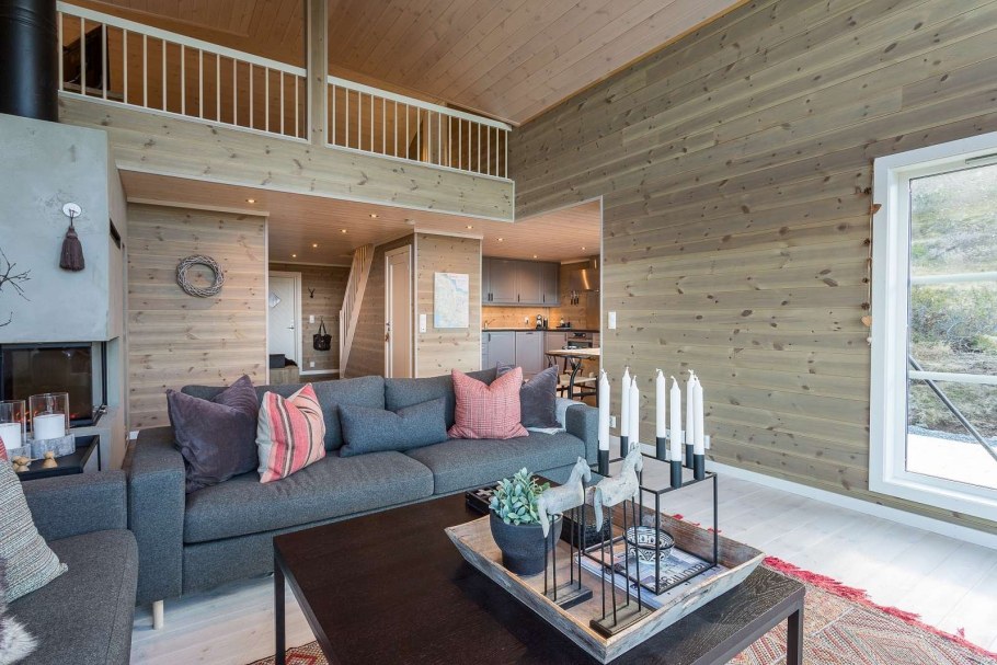 Интерьер в каркасном доме