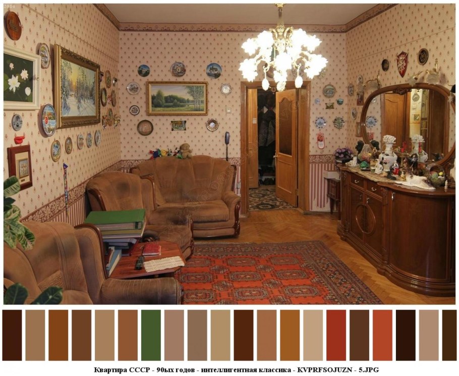 Интерьер квартиры 80-х годов