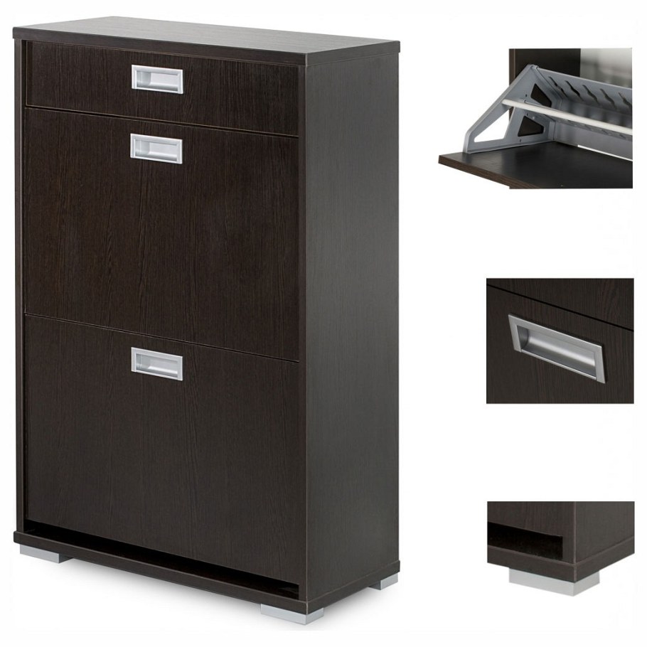 Тумба "ТТ-5" для обуви венге тёмный