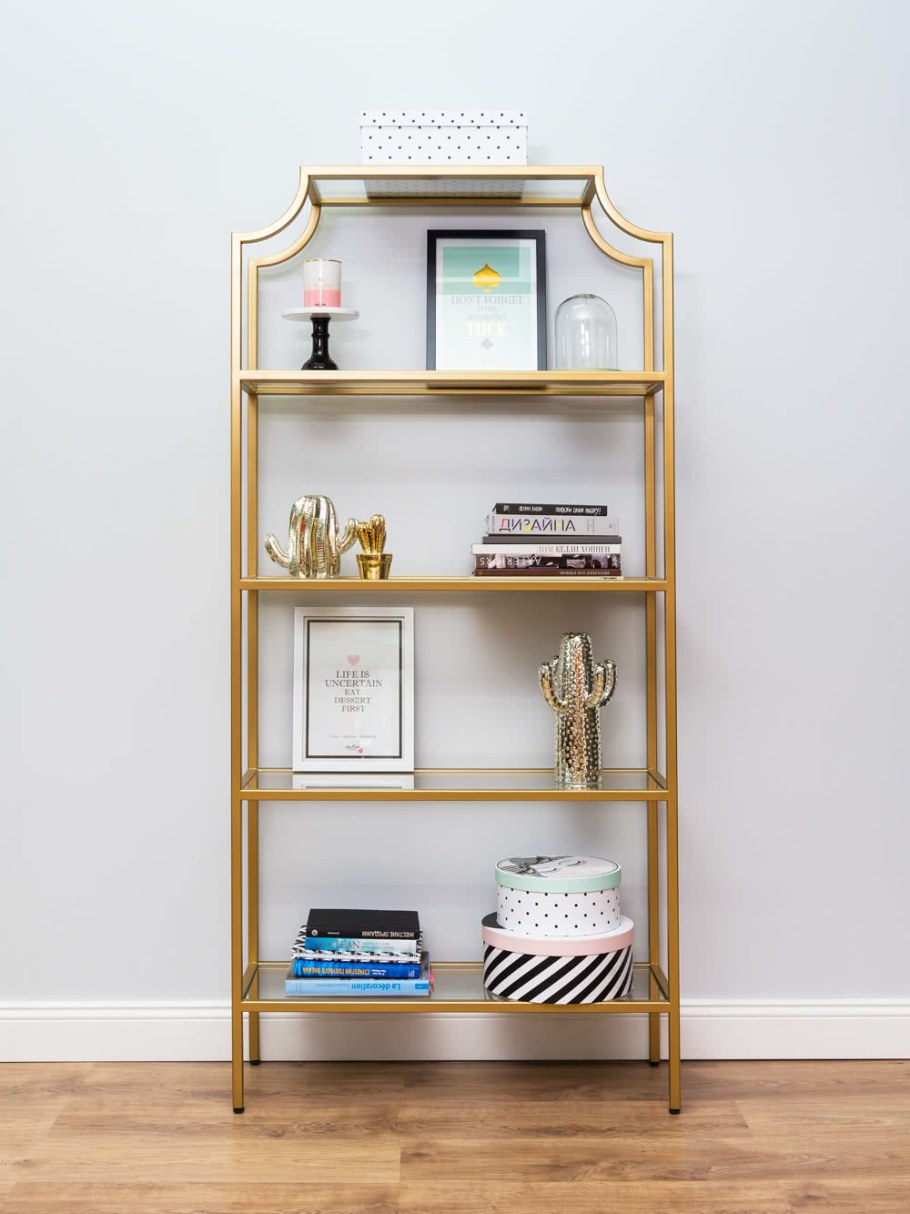 Стеллаж в интерьере