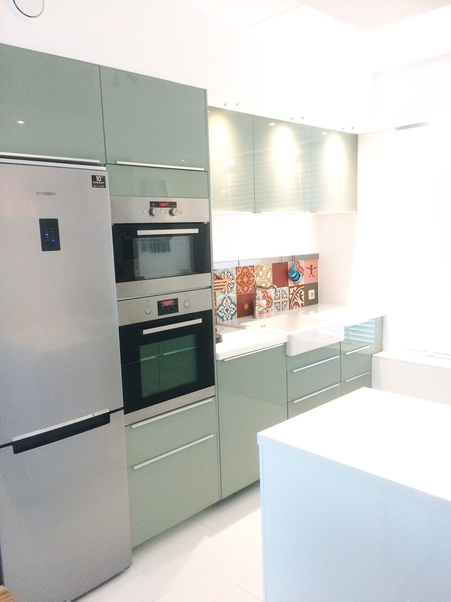 Зеленая кухня икеа