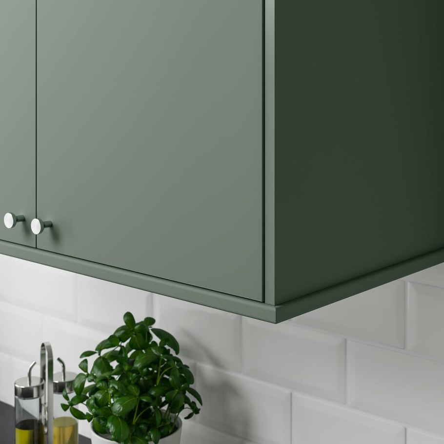 Бодарп серо-зеленый кухня икеа