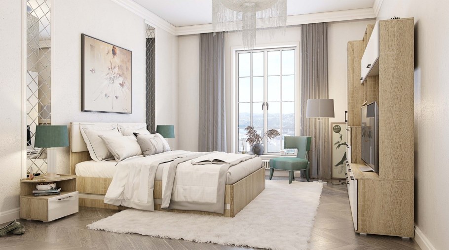 Спальный гарнитур Белладжио БТС