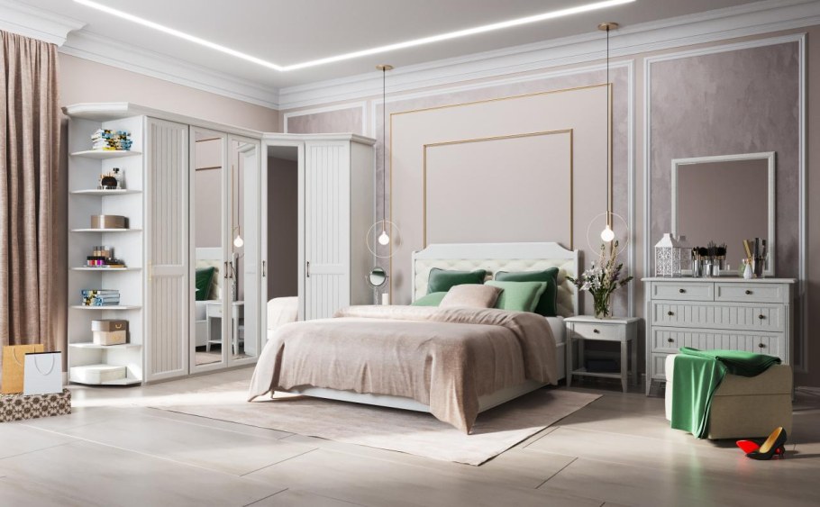 Спальня Белладжио лазурит