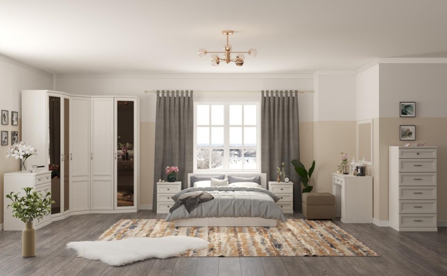 Лазурит Белладжио угловой шкаф