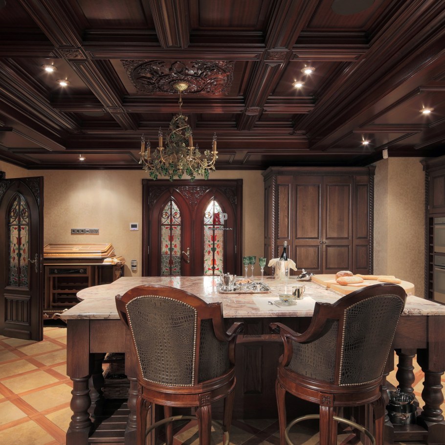 Потолок в британском стиле