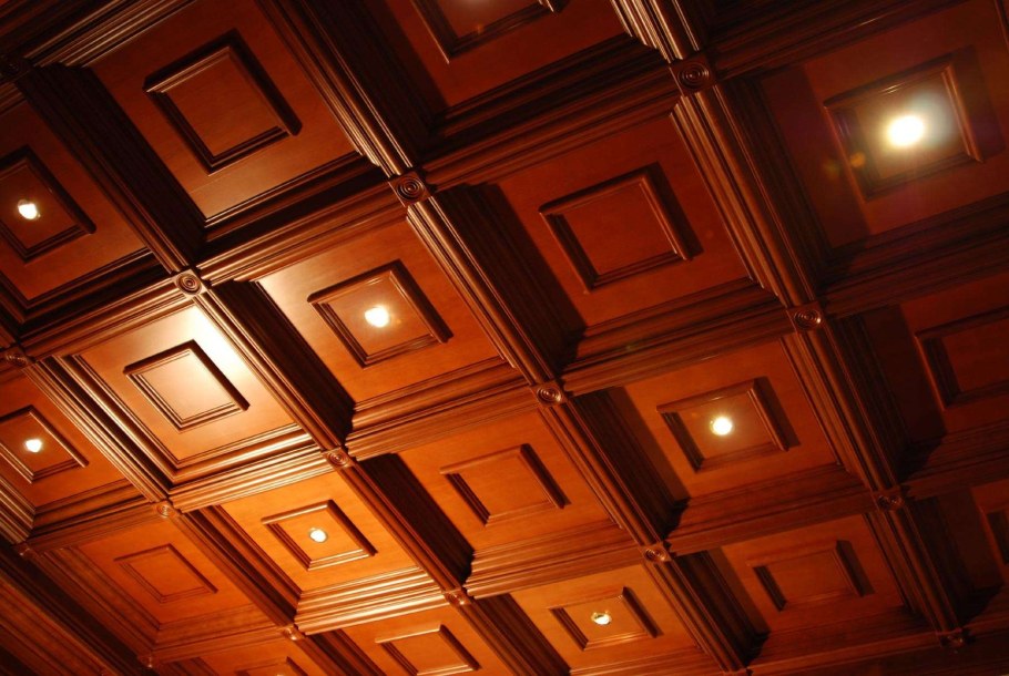 Кессонный потолок архитектура