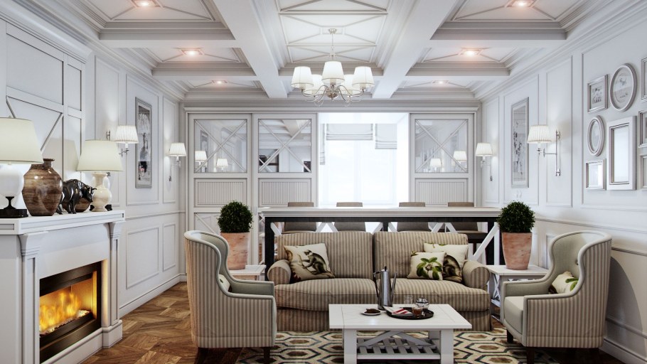 Кессоны Европласт в интерьере