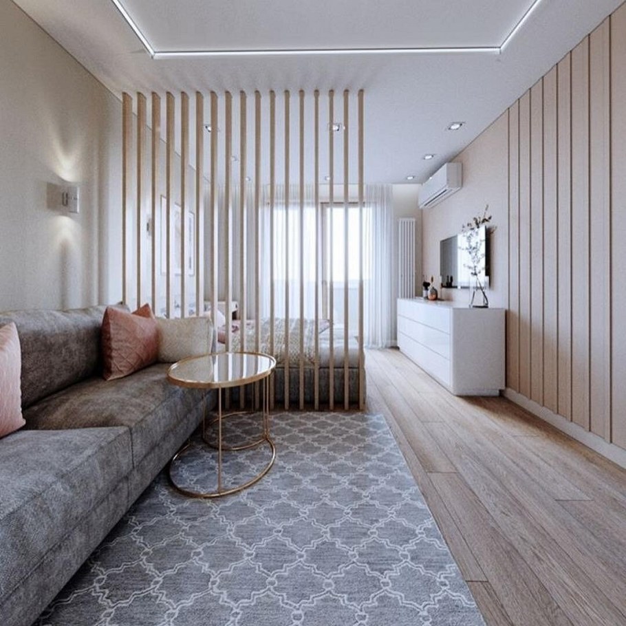 Интерьер однокомнатной квартиры