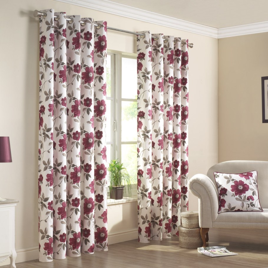 Занавески в цветочек