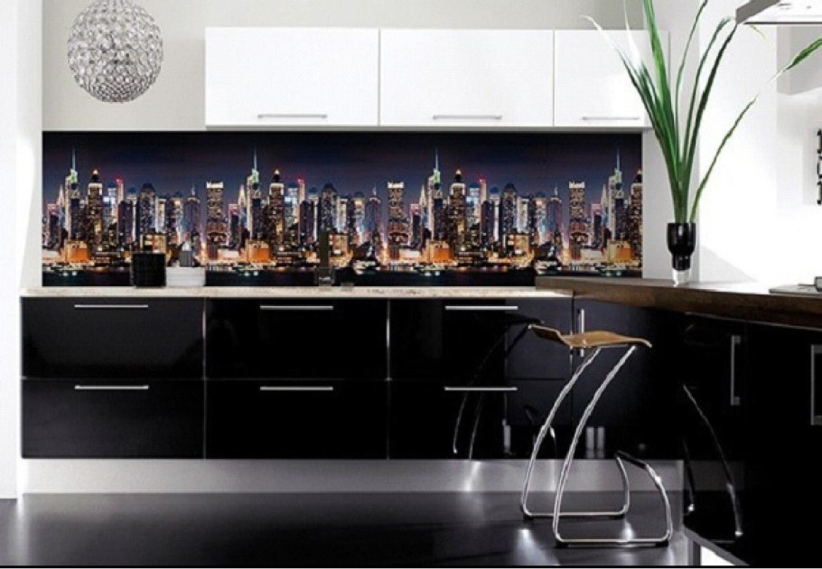 Кухонный фартук (стеновая панель) Манхэттен 1000