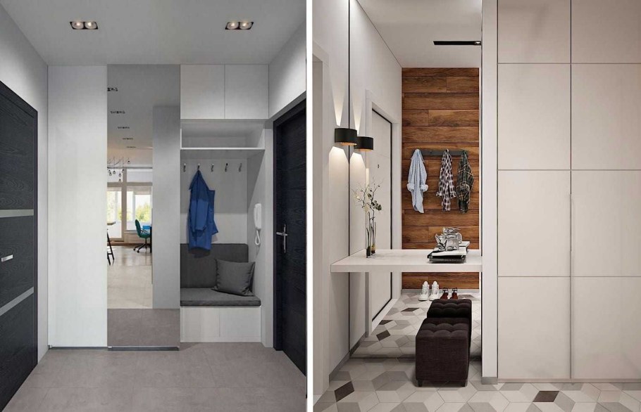 Прихожая стиле Минимализм икеа