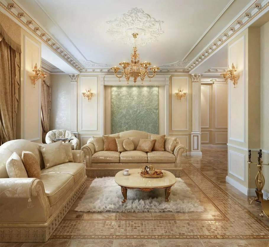 Гостиные в классическом стиле