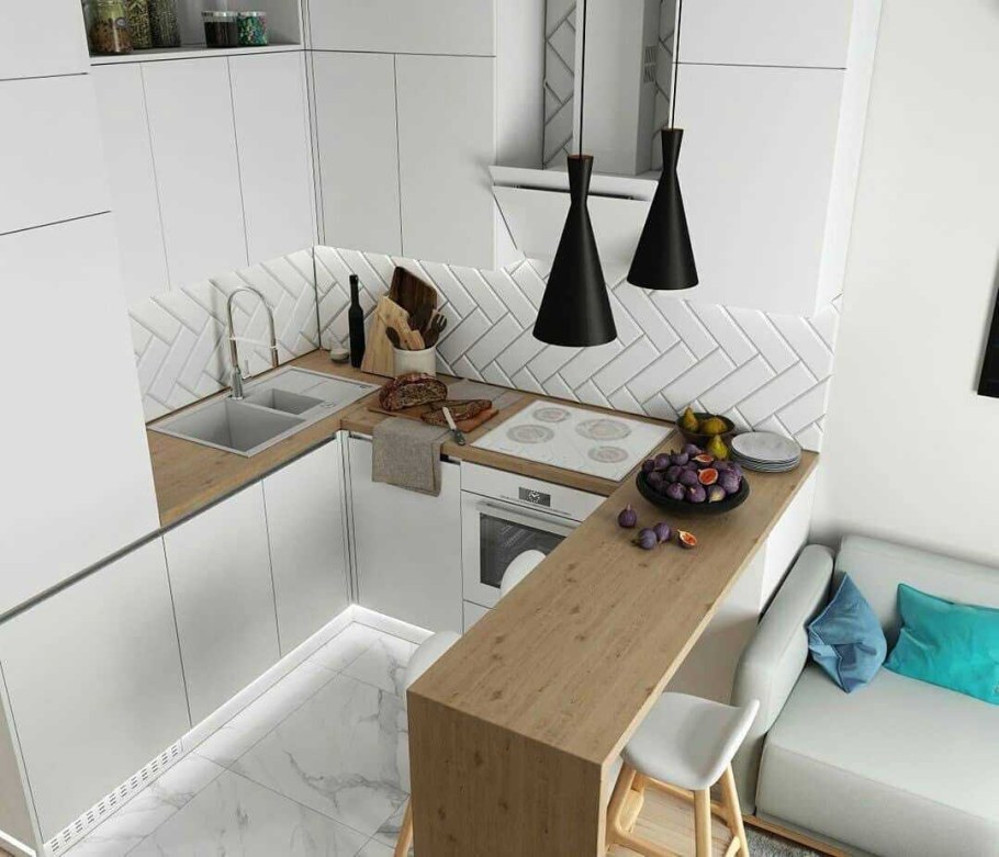 Кухня икеа 5 кв метров