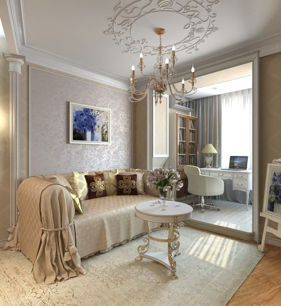 Гостиная в современной классике