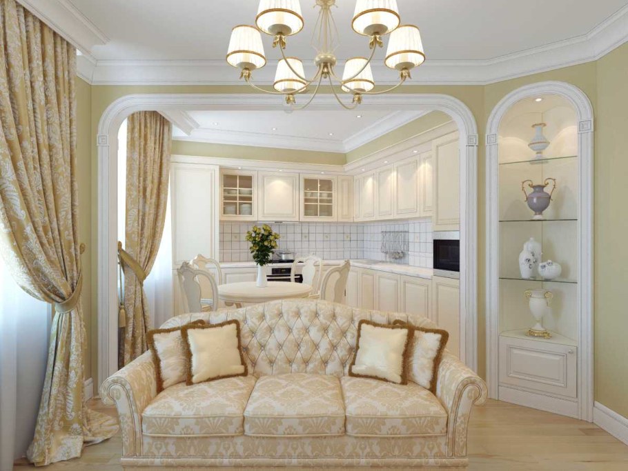 Красивые интерьеры квартир в классическом стиле
