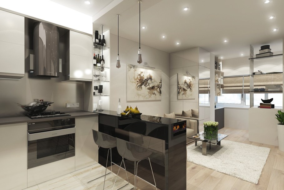 Кухня в студии