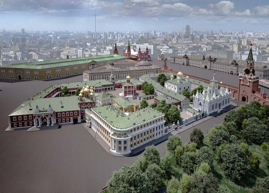 Чудов и Вознесенский монастыри Московского Кремля