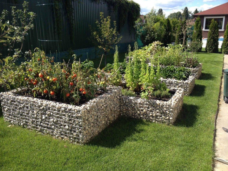 Габионы грядки