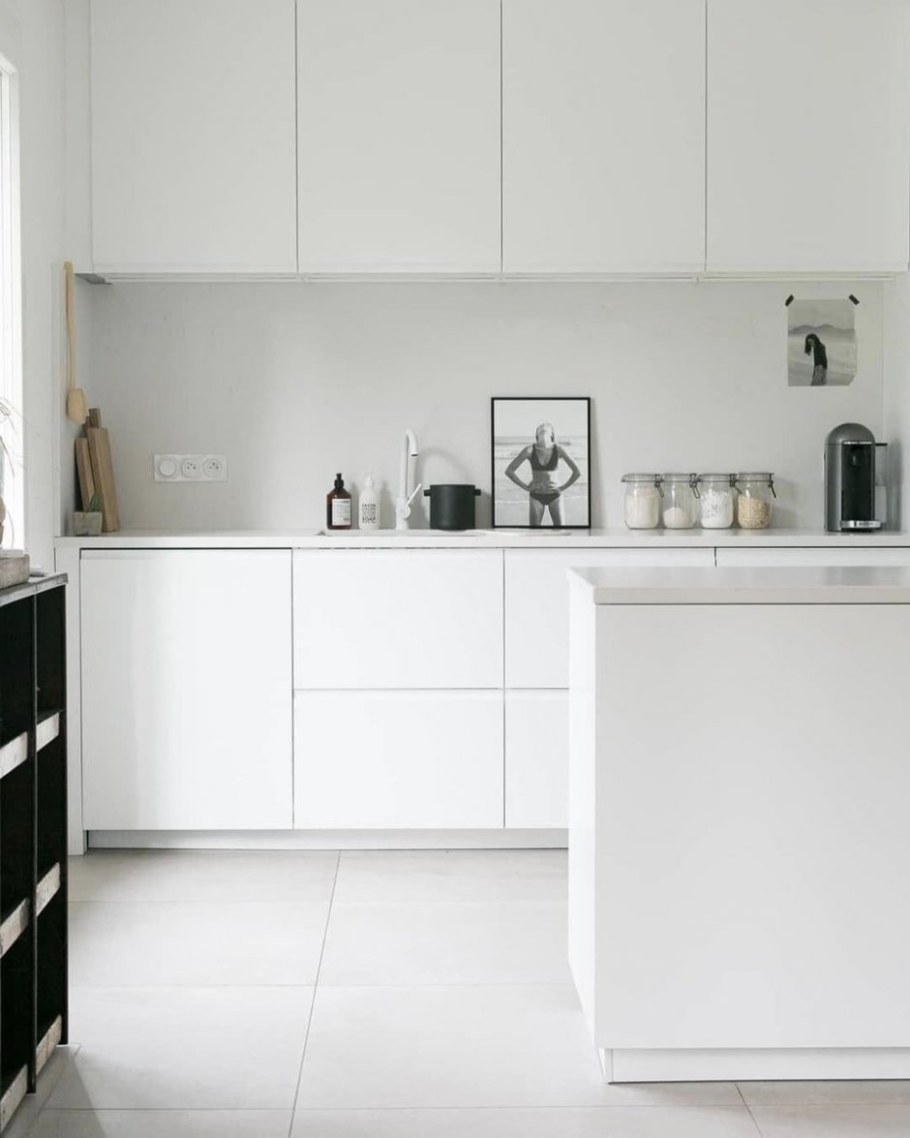 Кухня икеа Воксторп серая