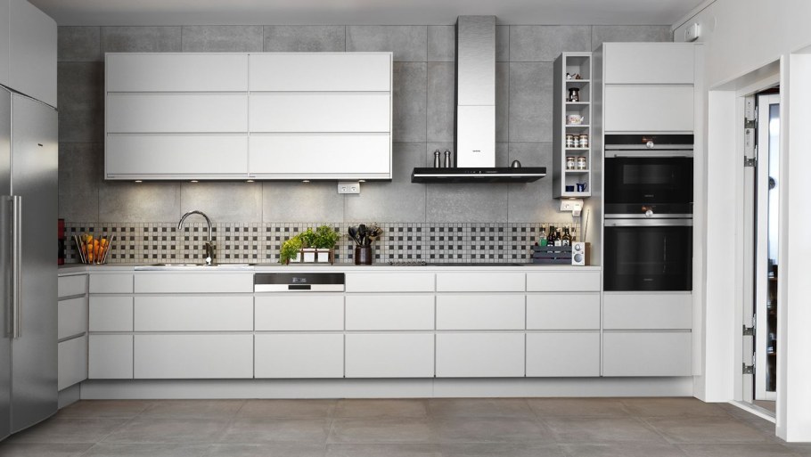 Кухня икеа Воксторп белая