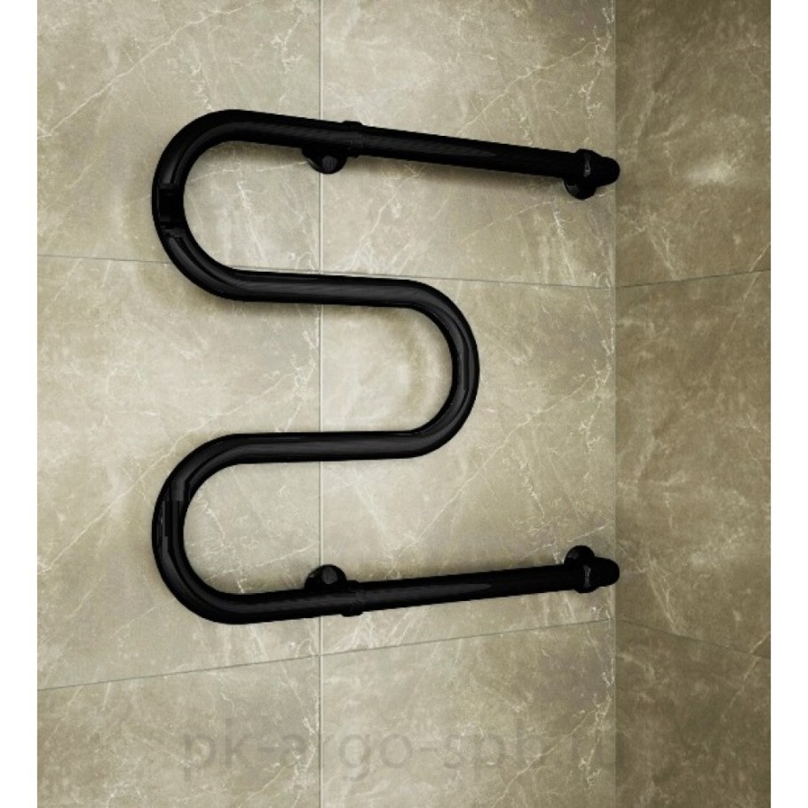 Полотенцесушитель Двин черный м образный