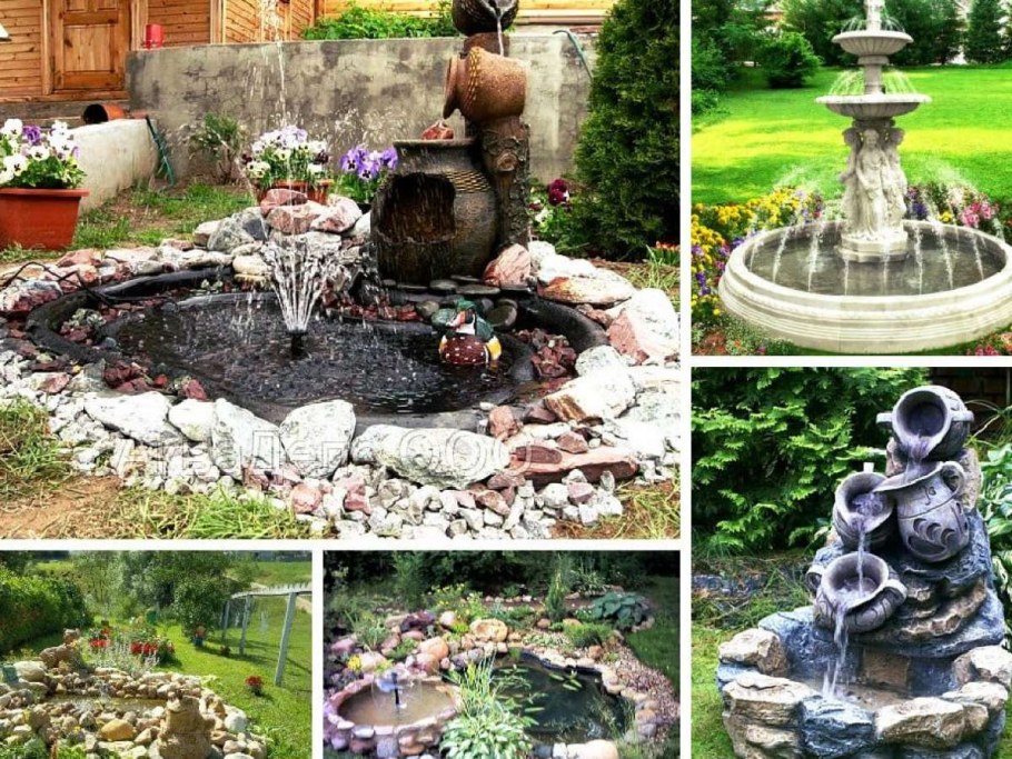 Маленький фонтанчик на даче