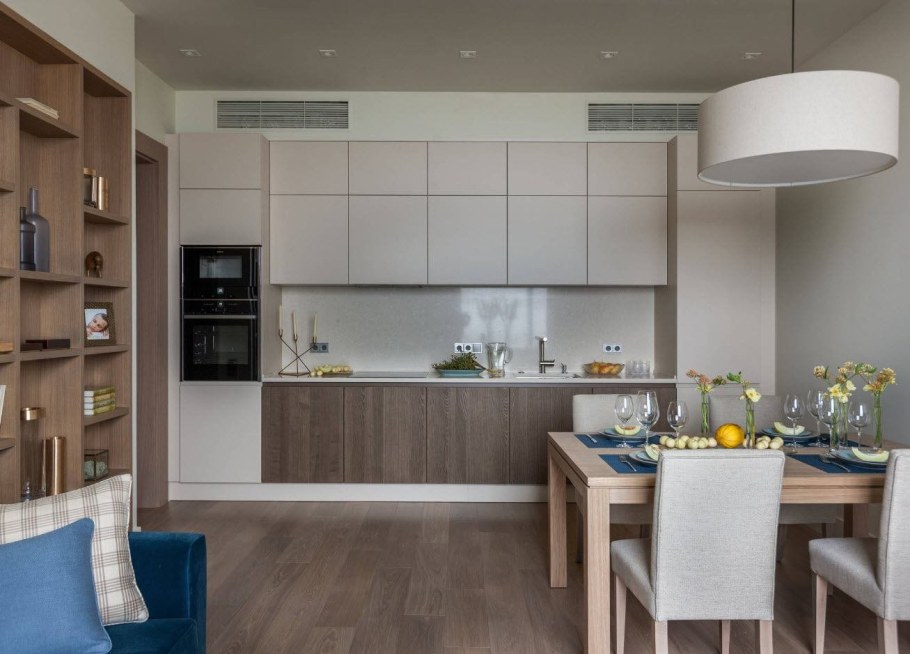 Кухня-гостиная в современном стиле