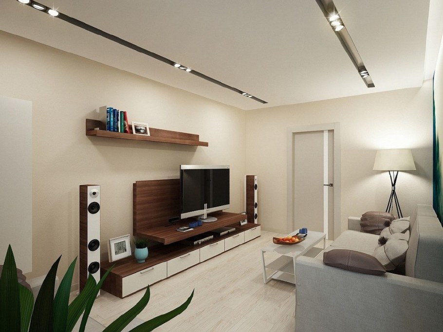 Интерьер гостиная 15 кв