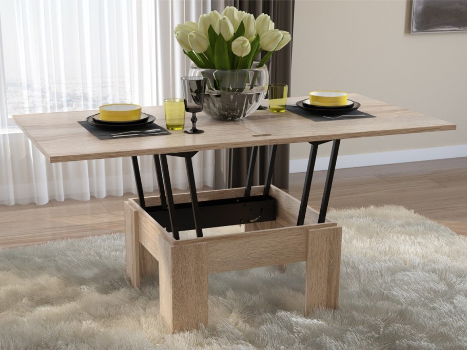 Стол-трансформер Lux сонома