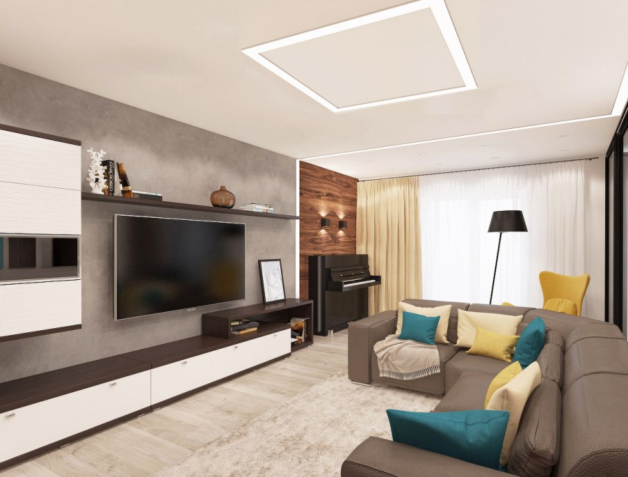 Гостиная 16 метров