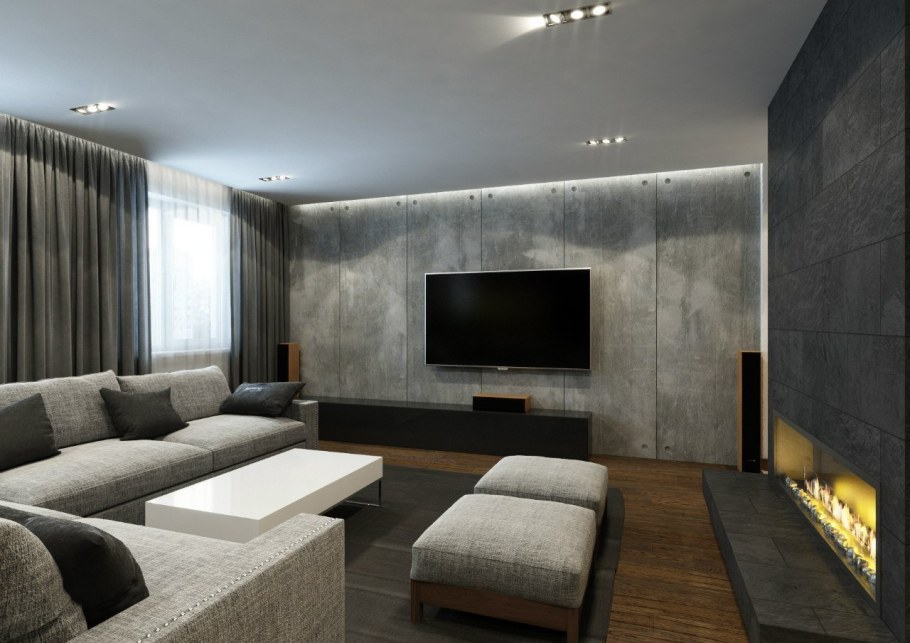Гостиная в минималистическом стиле
