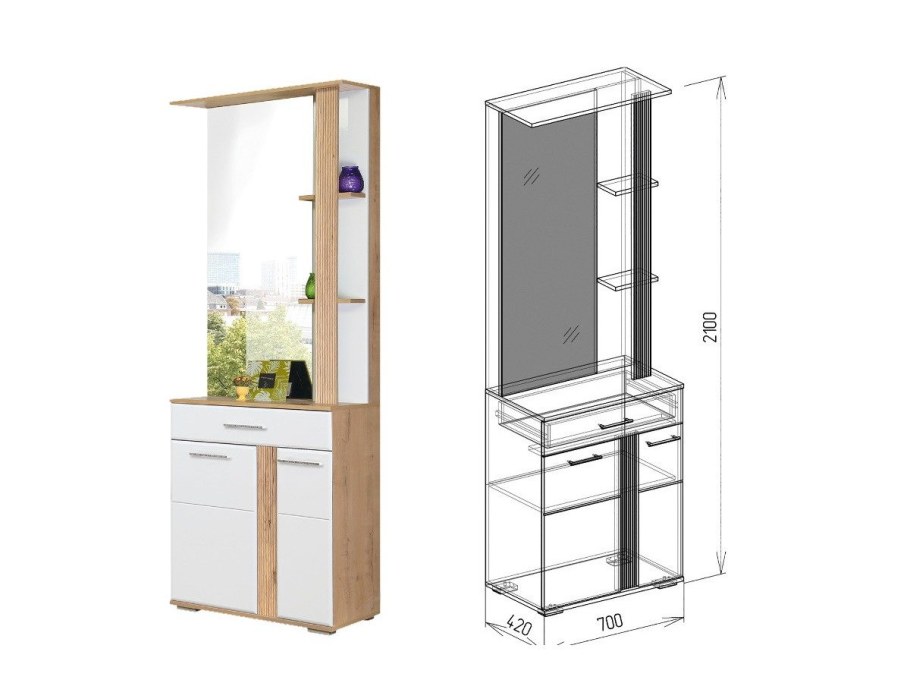 Вешалка Твист Союз мебель