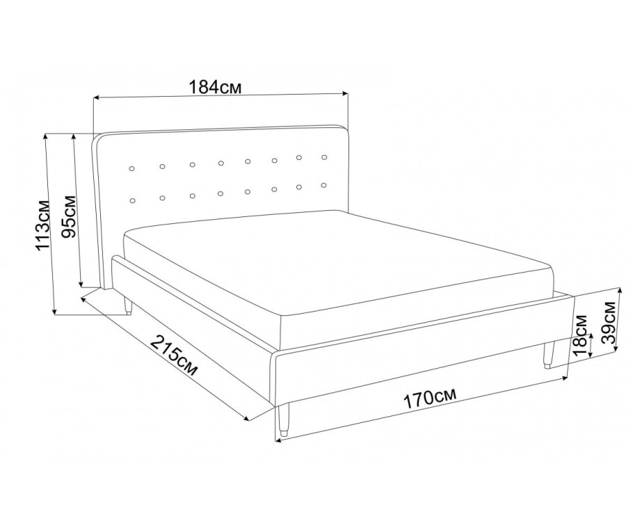 Размеры двуспальной кровати