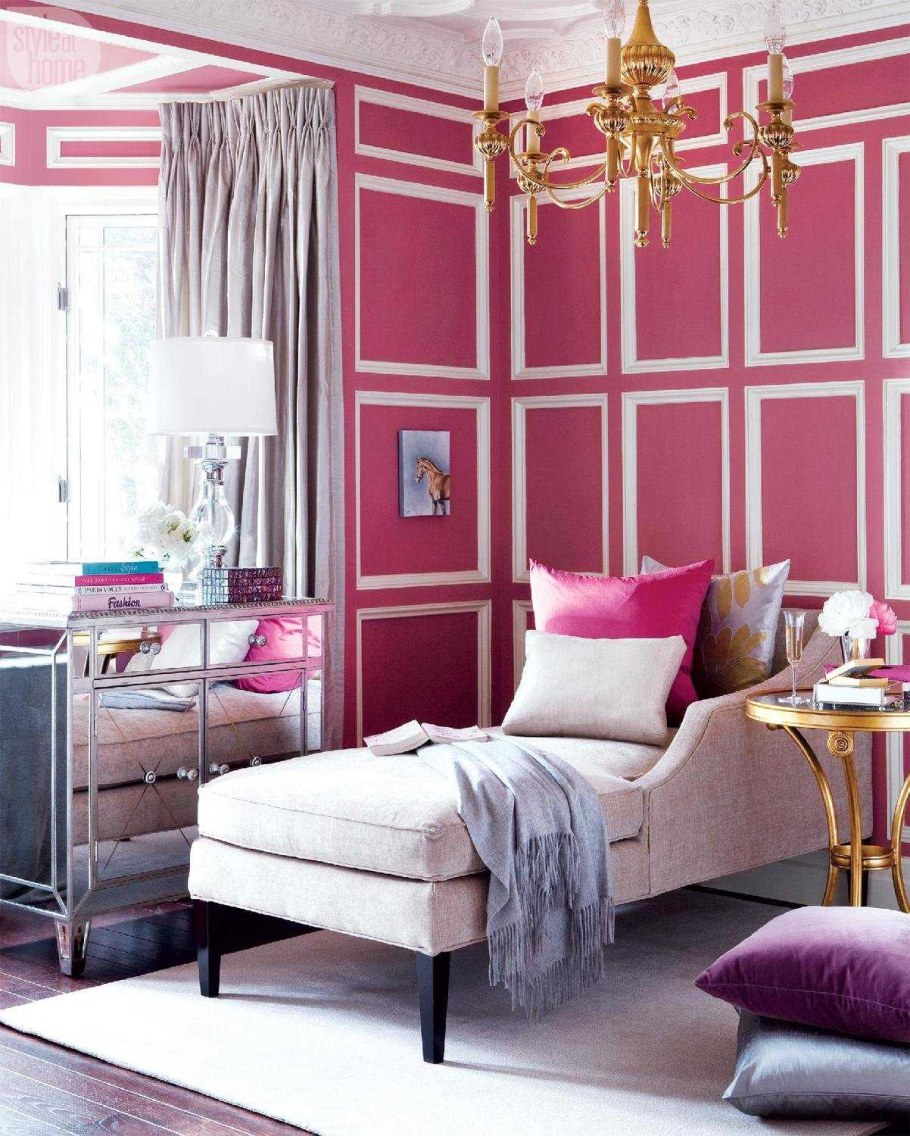 Яркий интерьер спальни