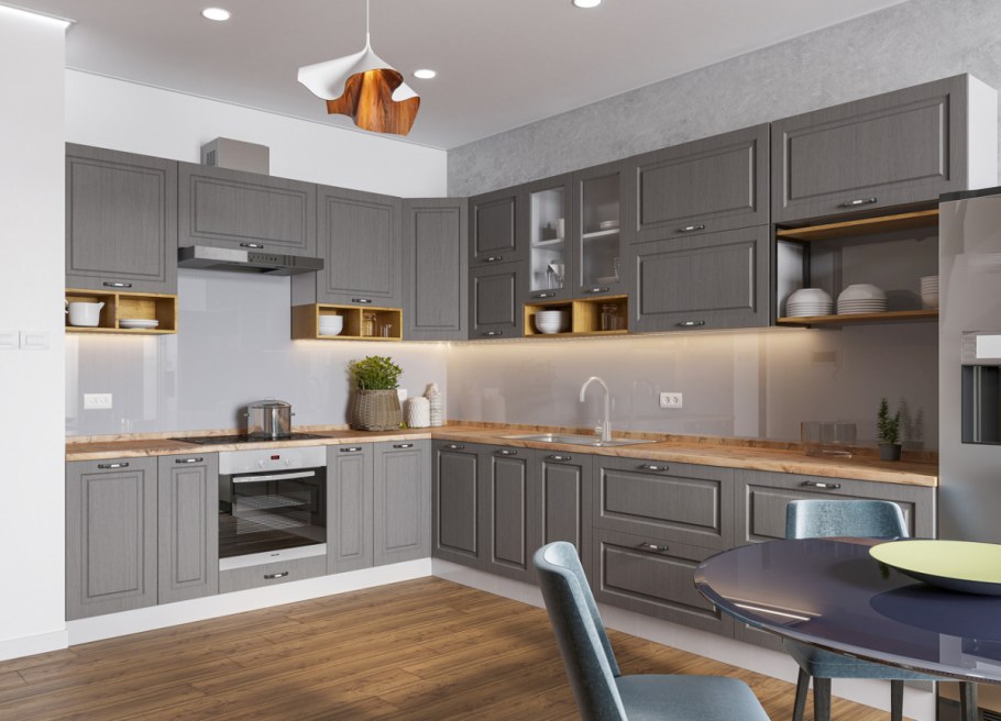 Кухня капри липа пепел ДСВ