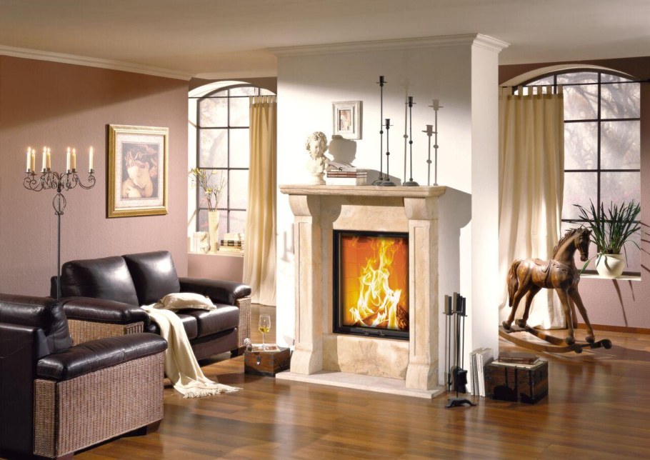 Дровяной камин Schmid s2 freistehend