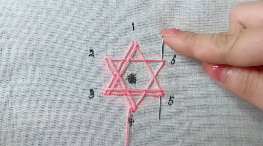 Штопка звездочкой