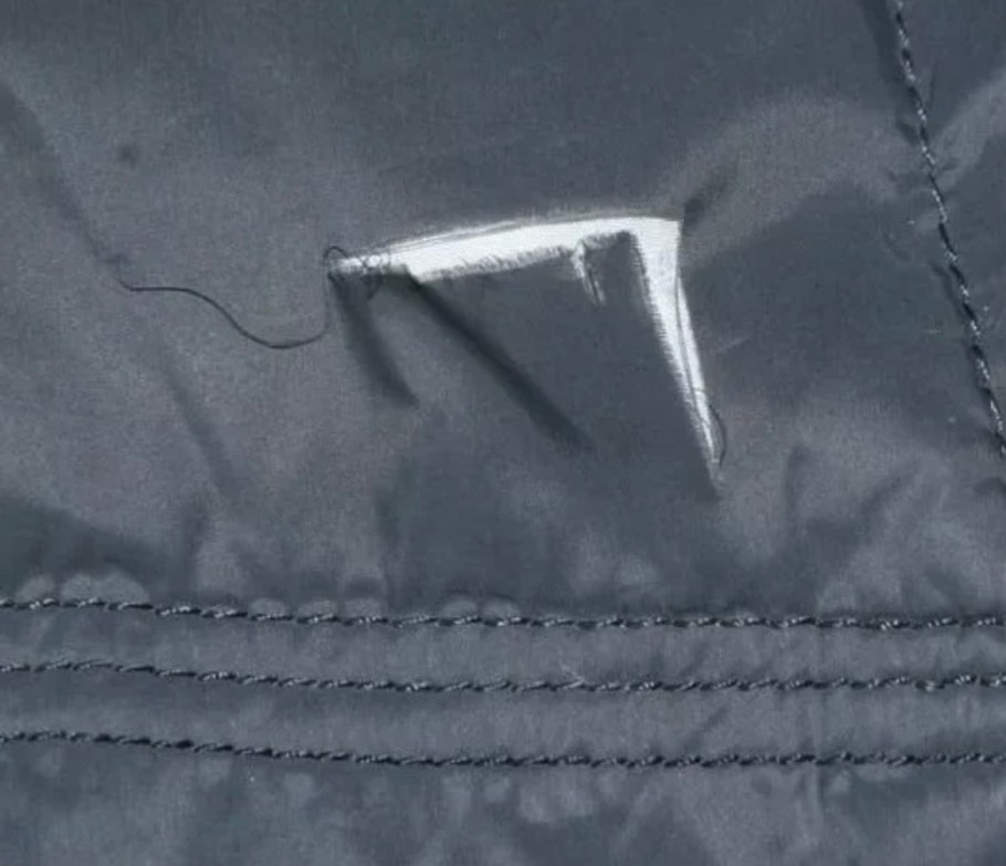 Заштопать куртку