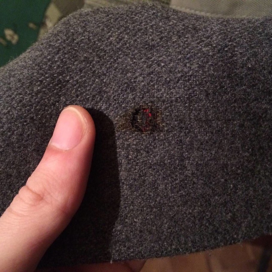 Дырки от моли на одежде