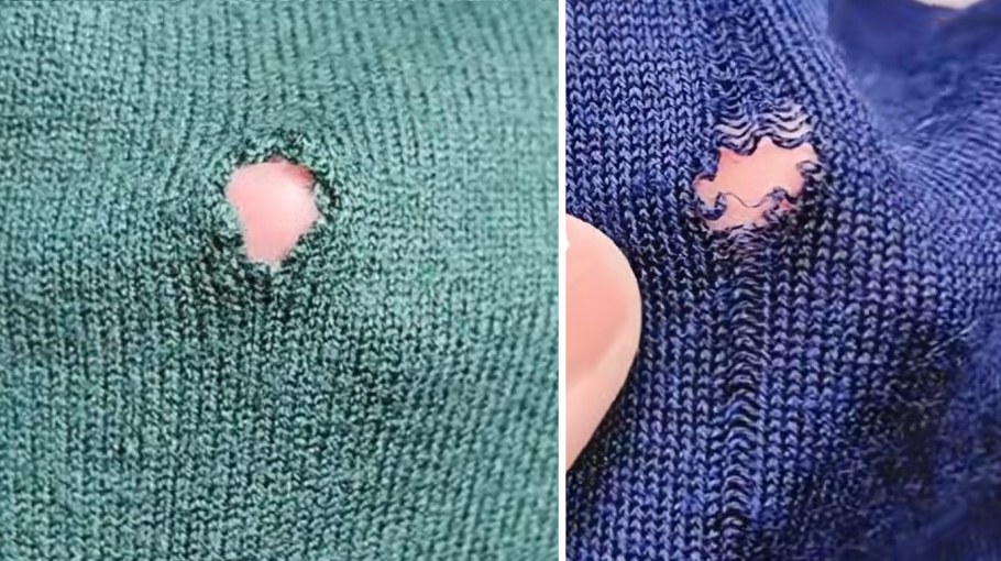 Как зашить дырку на штанах