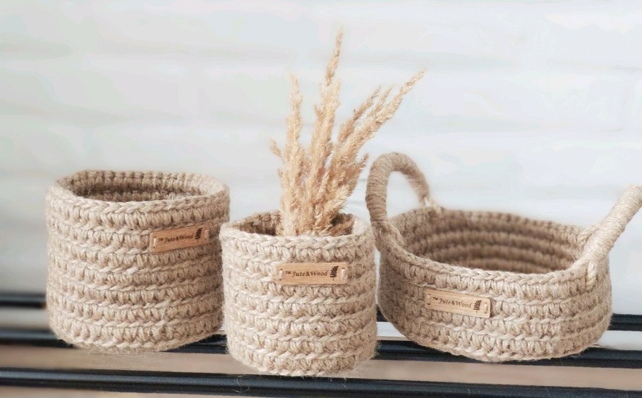 Корзина из джута икеа