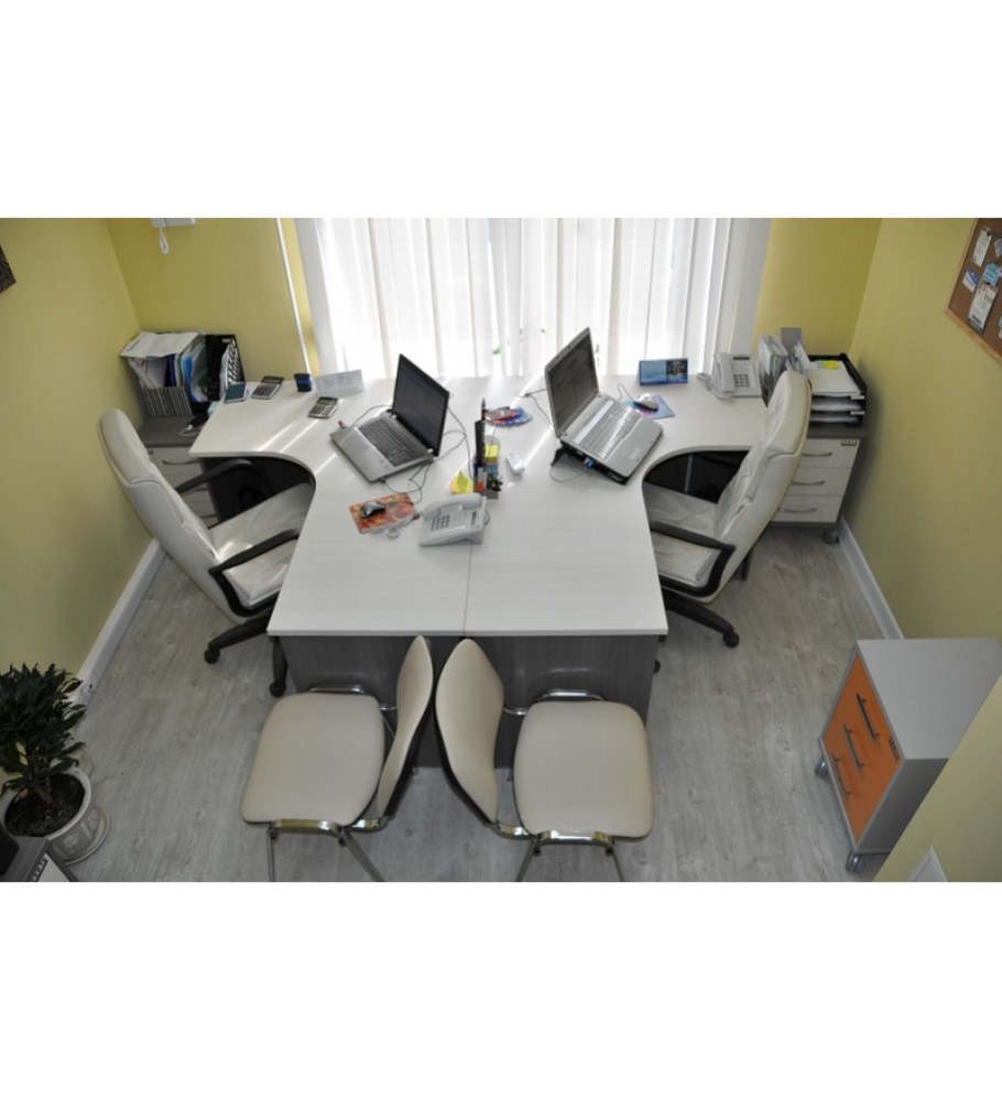 Расстановка мебели в маленьком кабинете