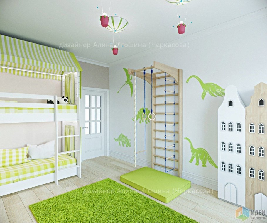 Детские комнаты для двойняшек